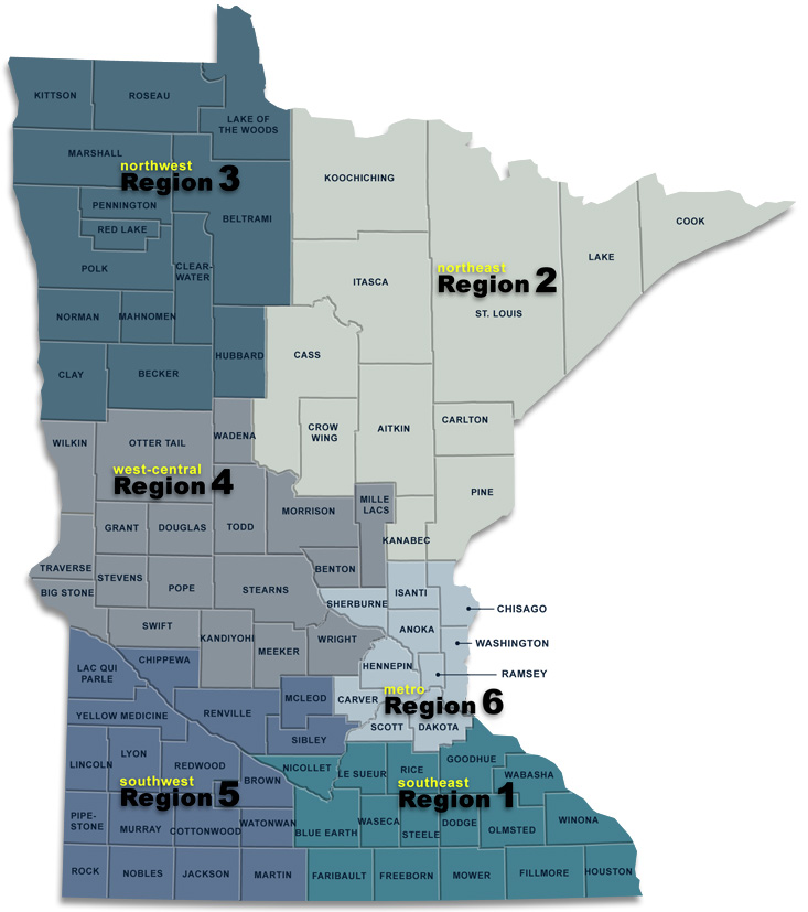 Minnesota DPS Interactive County Emergency Managers Contact Map MVTV