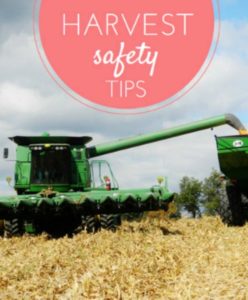 Harvest safety tips